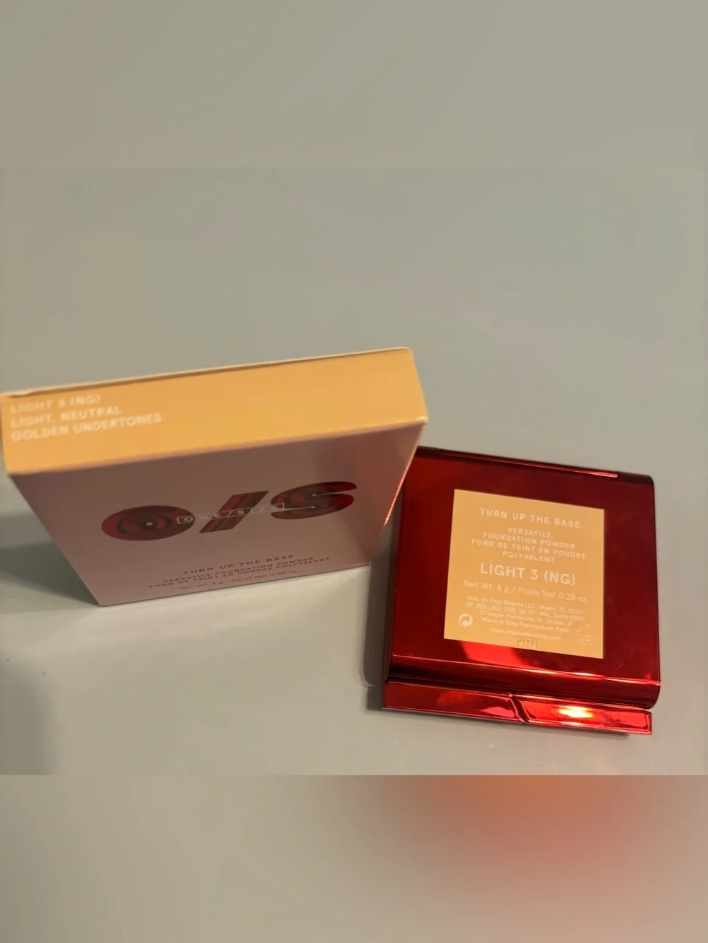 NEW/NIB ONE/SIZE Turn Up The Base Versatile Foundation Powder – Light 3